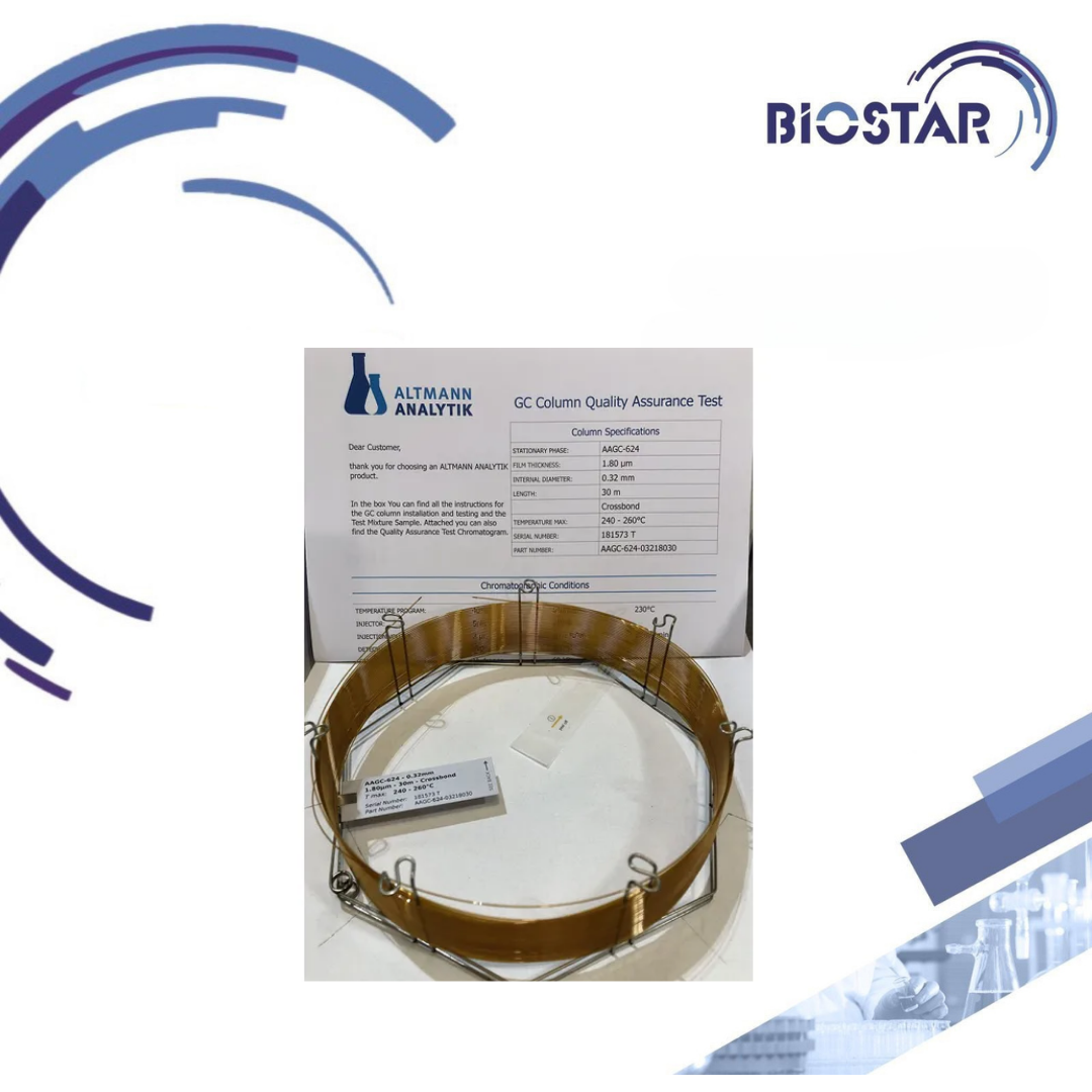 GC Column AS-624, 30 m x 0.32 mm, 1.80 µm