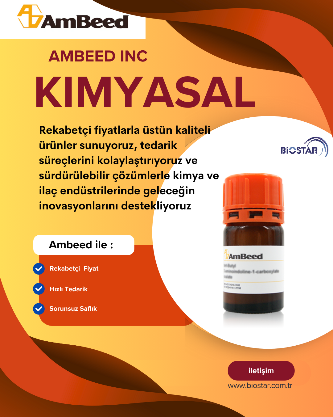 Ambeed ürünleri Biostar'da..