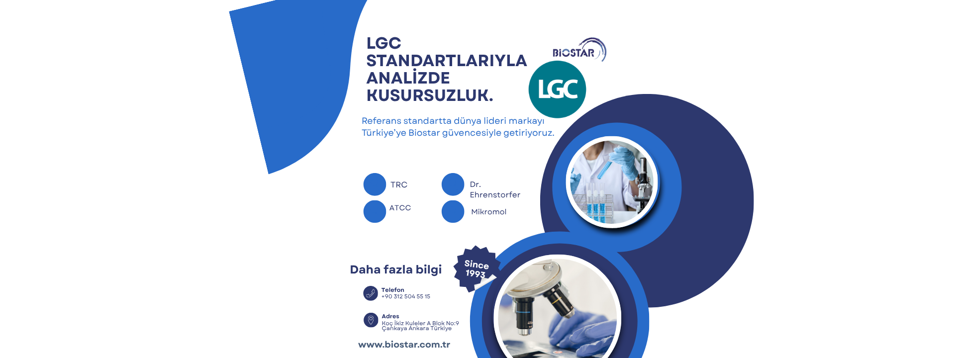 LGC ürünleri Biostar'da.